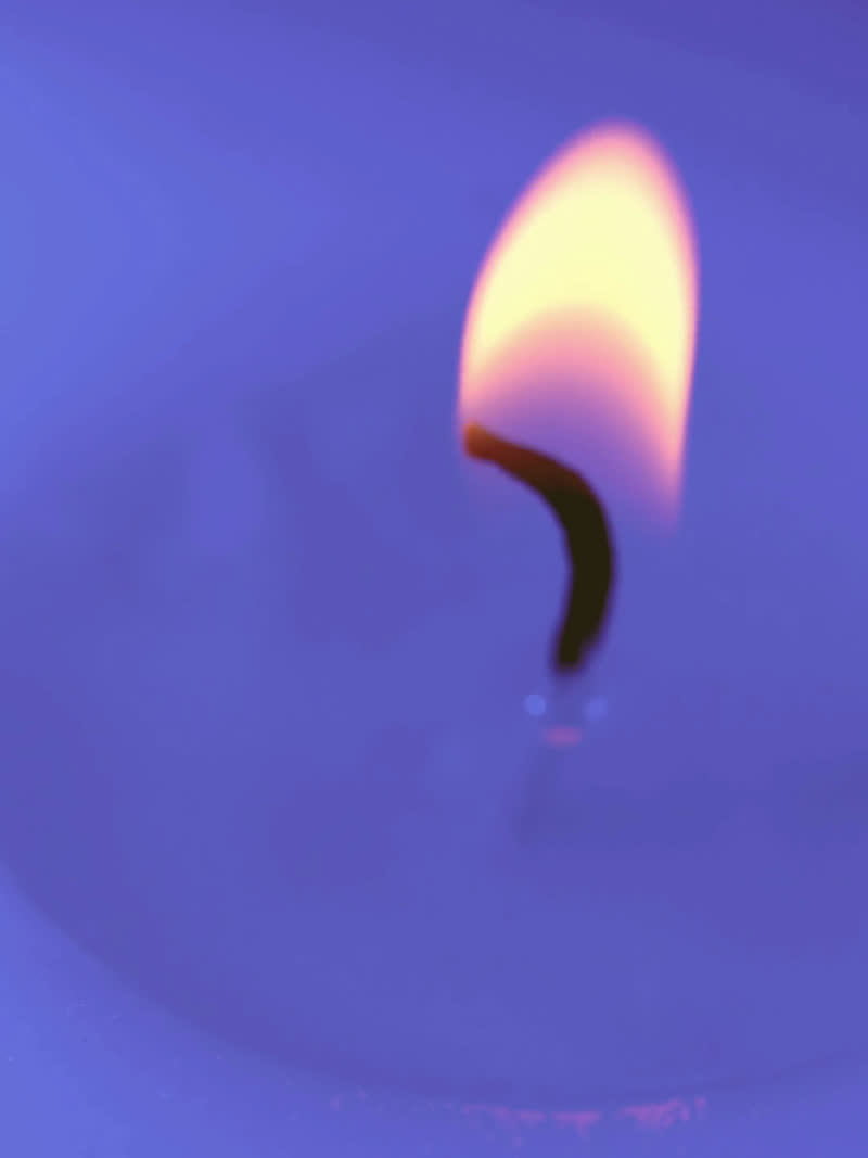 The still that carried "i eat by candlelight now"