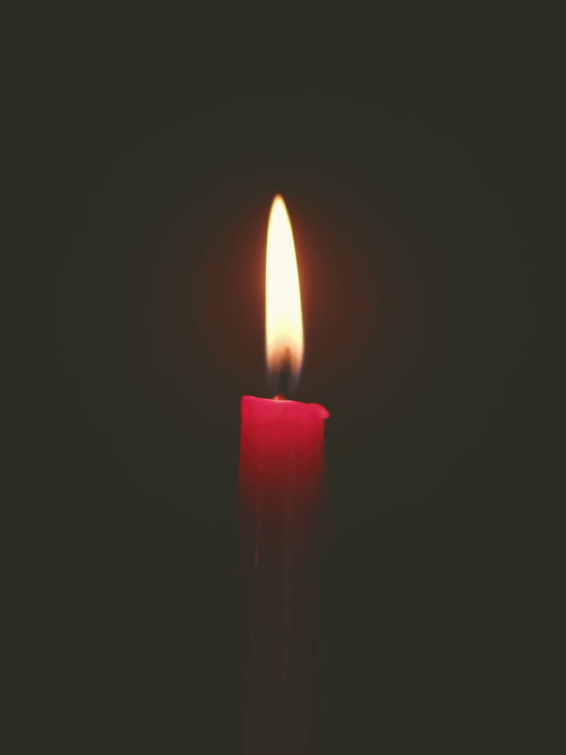 The still that carried "i eat by candlelight now"