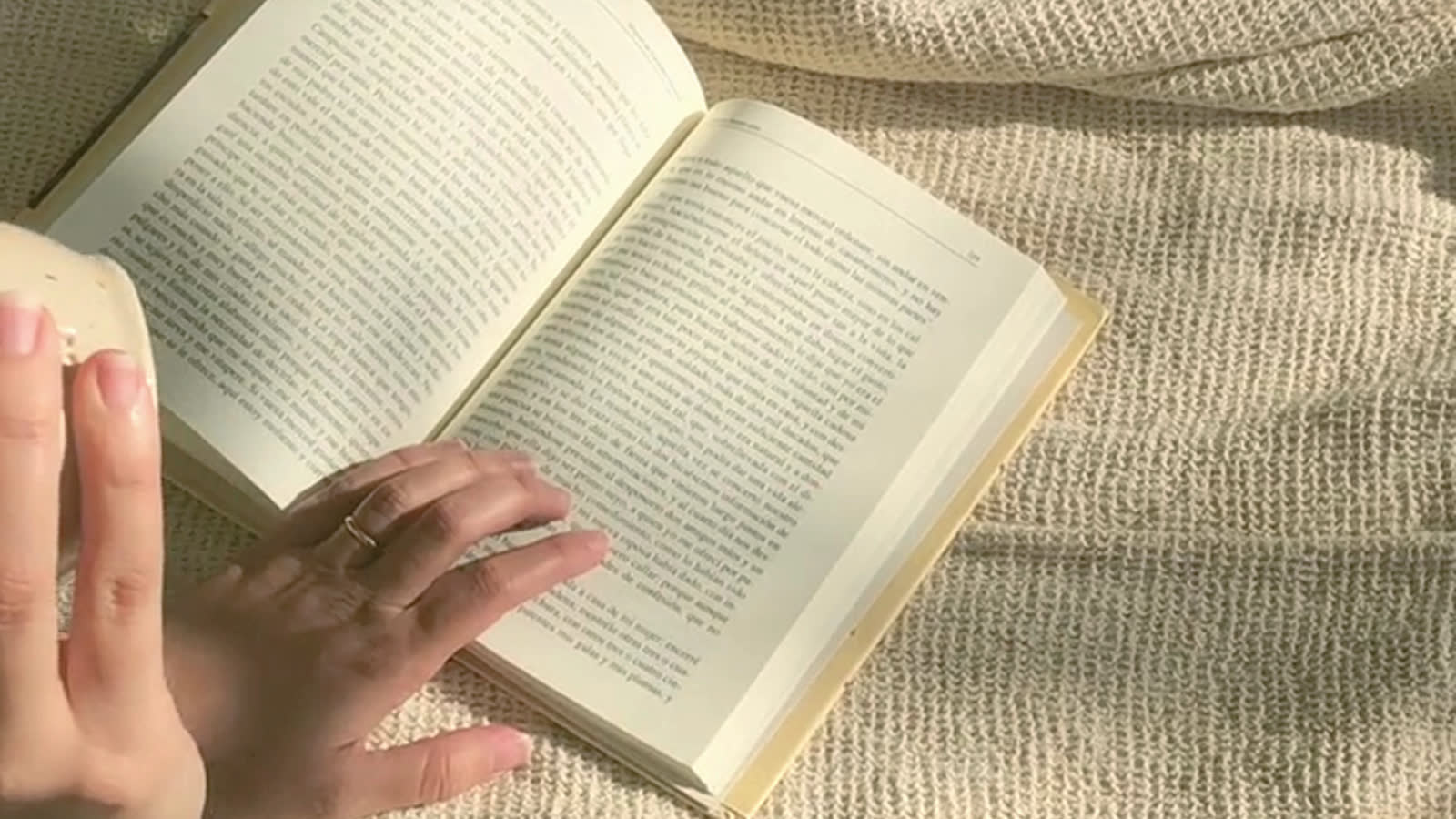 The still that carried "i started folding the laundry while it's still warm from the dryer, and somehow that turned the most boring chore into the softest part of my evening"