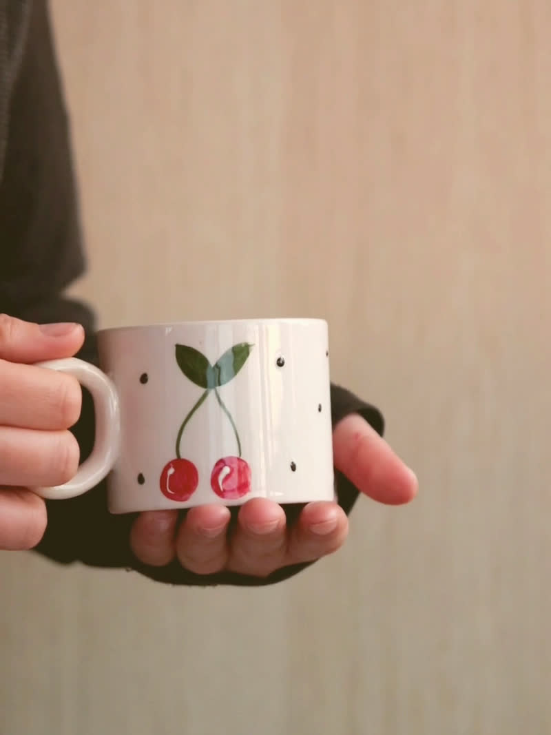The still that carried "i started washing my one mug by hand right after my coffee, and now the quietest part of my day is standing at the sink watching the water go clear"