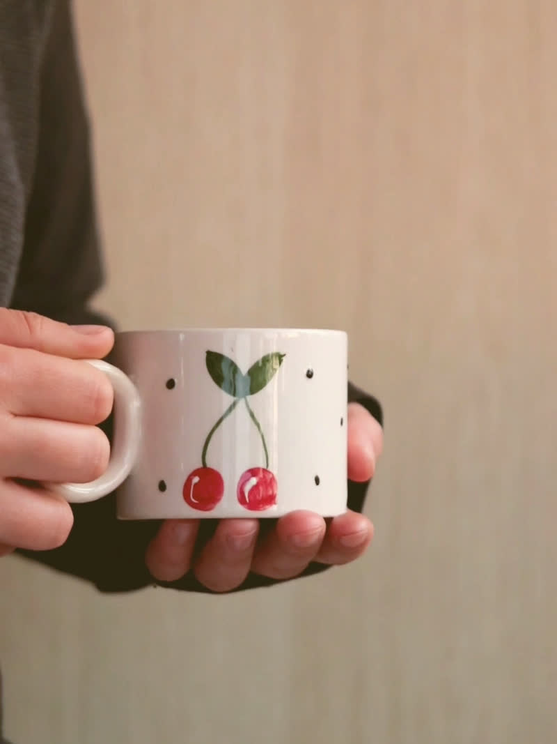 The still that carried "i started washing my one mug by hand right after my coffee, and now the quietest part of my day is standing at the sink watching the water go clear"