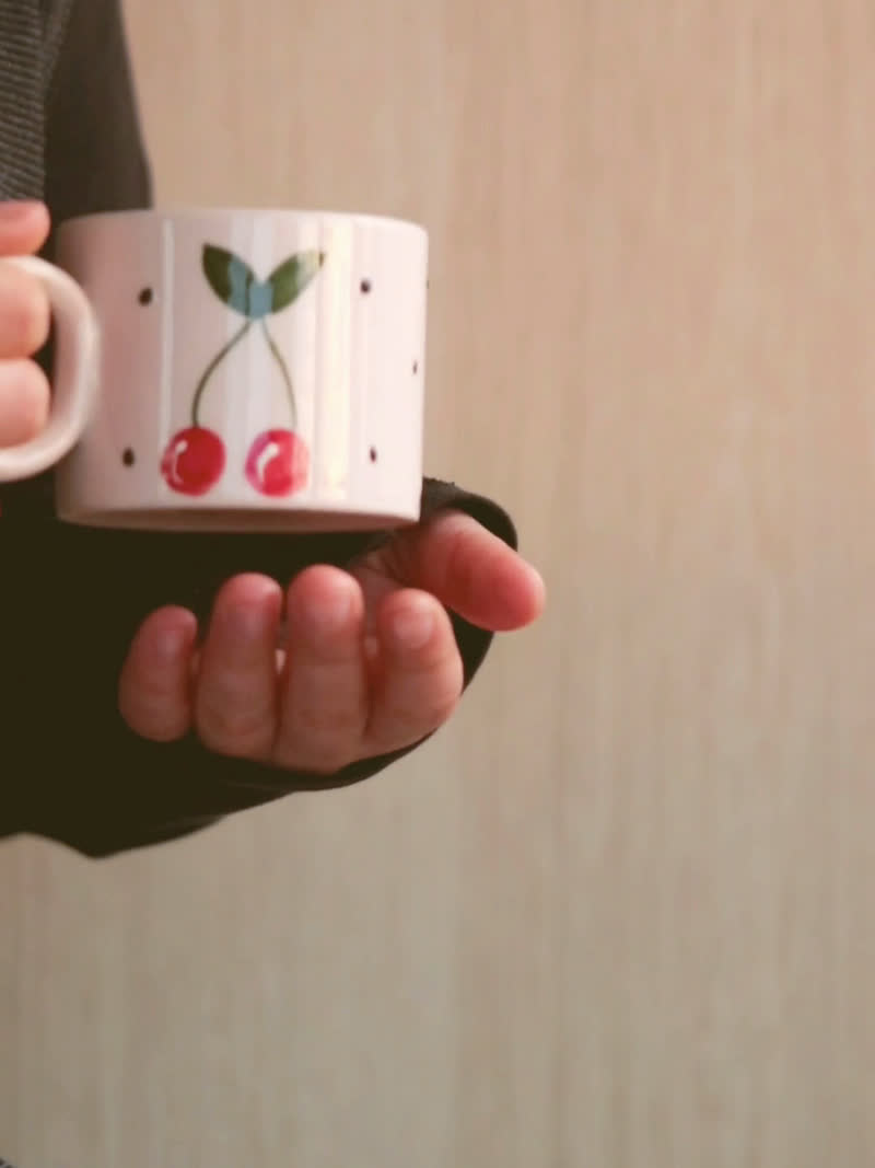 The still that carried "i started washing my one mug by hand right after my coffee, and now the quietest part of my day is standing at the sink watching the water go clear"