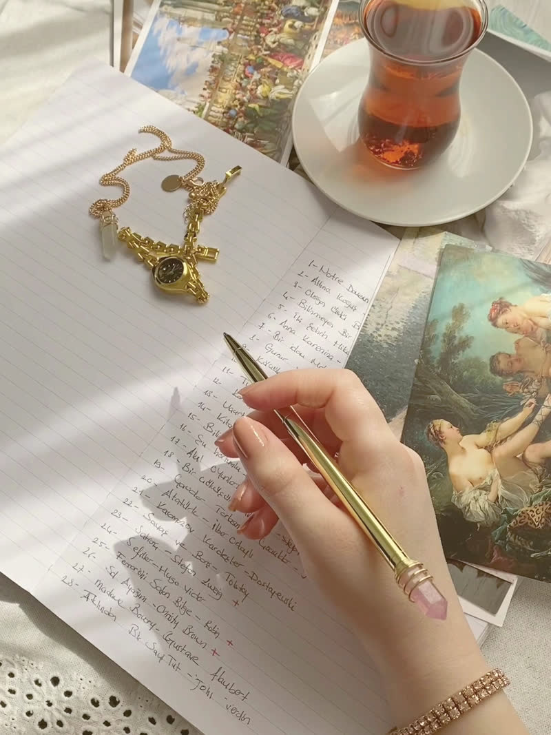 The still that carried "the page is still blank"