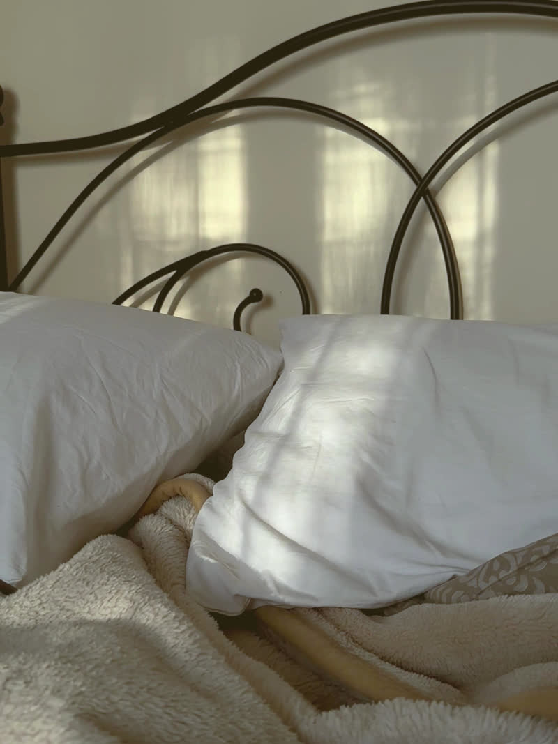 The still that carried "i stopped making the bed"