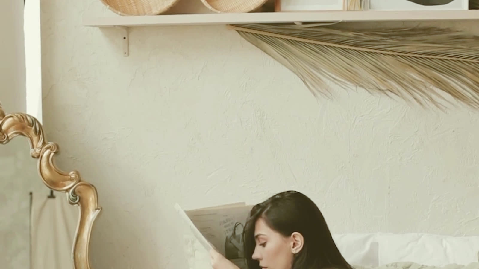 The still that carried "i started putting my book on the pillow before i leave the room in the morning, so coming home already feels like someone was expecting me"